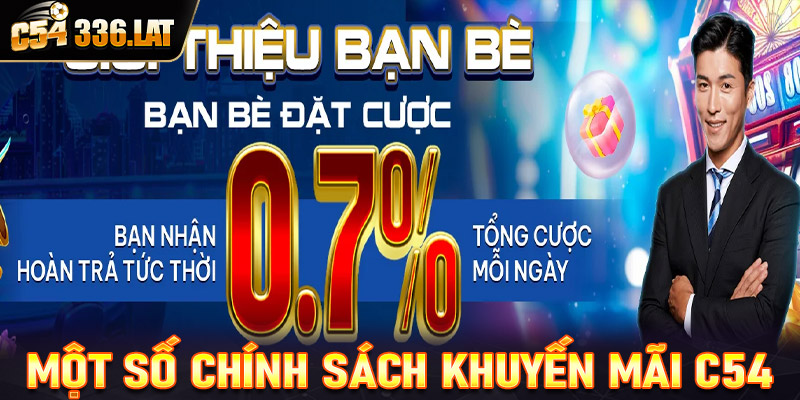 Điểm qua một số chính sách khuyến mãi C54 mà các bet thủ cần nắm được